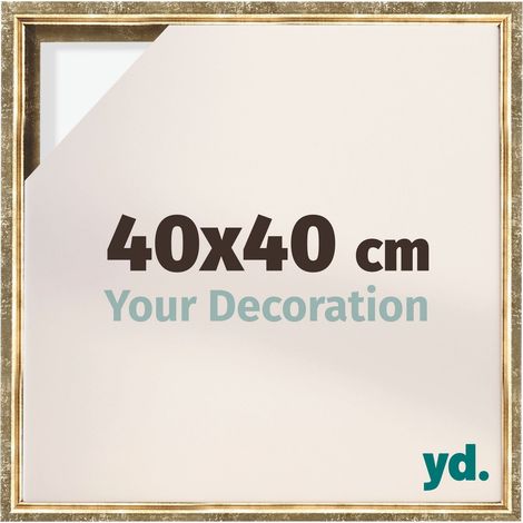 Your Decoration - Cadre flottant  - Or Antique - Cadre en caisse américaine pour toile sur chassis - MDF - Lyon (1/5)