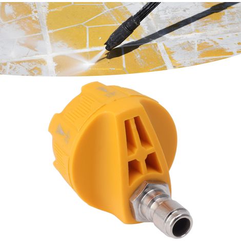 Boquilla pulverizadora multifuncional 6 en 1 para hidrolimpiadoras, boquilla ajustable, conexión de enchufe de 1/4". (1/5)
