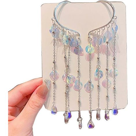 Pinces à cheveux, serre-tête avec chaîne frontale, accessoires pour cheveux mignons, ornements de cheveux stylés pour personnages de dessins animés (1/5)