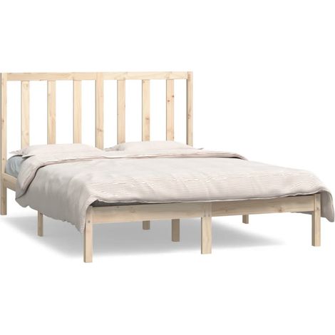 Maison Exclusive - Giroletto senza Materasso 135x190 cm in Legno Massello di Pino