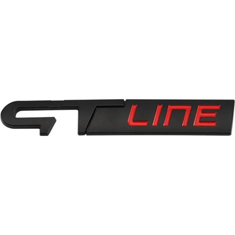 (A) Autocollants métalliques GT RS Line pour Renault Logan, Clio, Megane 2, 3, 4, Captur, Koleos, Espace, Twingo, Duster, Kadjar (1/4)