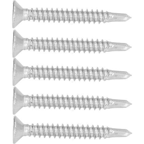 100 Stück Senkkopf-Bohrschrauben, Edelstahl 304, Kreuzschlitzschrauben, Nennweite 38 mm, M4.8-16 (1/5)