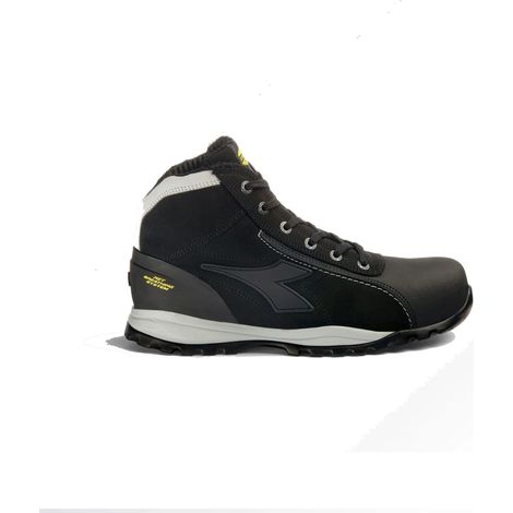 Diadora – Chaussures de sécurité S3L mid-cut – Renforcement anti-abrasion – Semelle K respirante anti-perforation – Pointure 43 – Pour chantiers humides