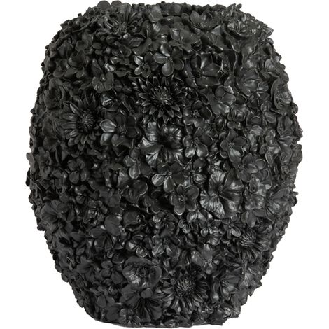 Vaso nero in plastica suggestivo Light & Living Violeta (1/4)