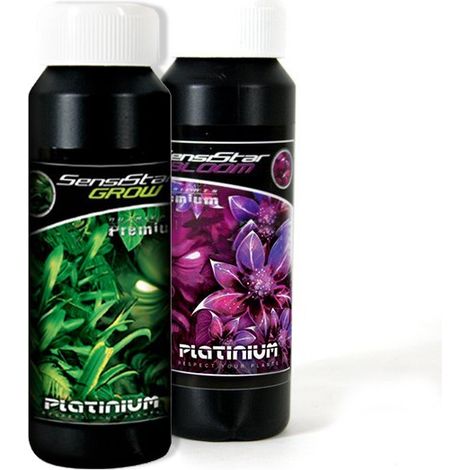 Platinium - Pack Sensistar 250ml - Engrais GEL Croissance et Floraison Terre, Hydro, Coco