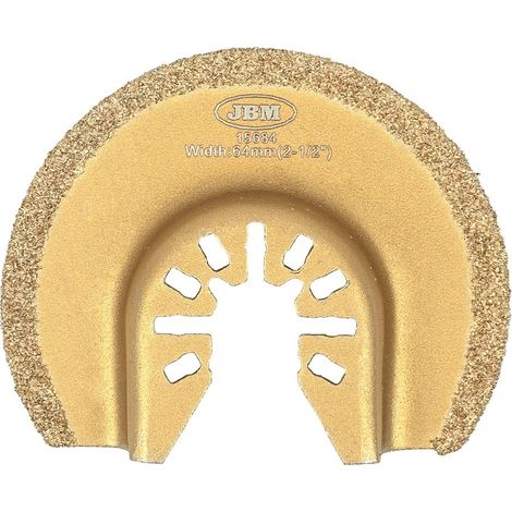 HOJA DE SIERRA SEMICIRCULAR CARBURO DE TUNGSTENO 64MM (PARA REF.60041) JBM 15684 (1/4)