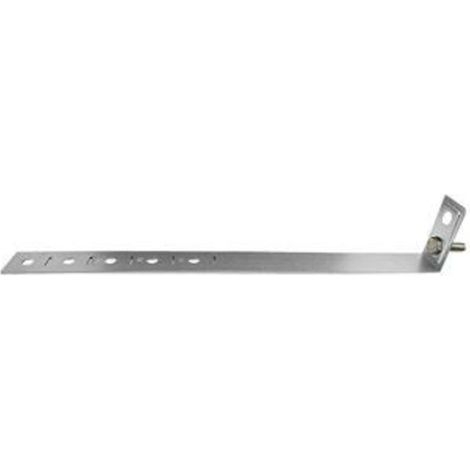 Collier pour descentes de gouttière 60-100 mm St/tZb avec alésage diamètre 10,5 mm