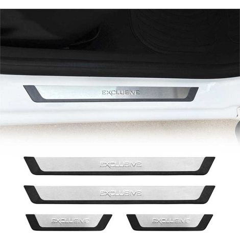 Couverture de seuil de porte pour BYD Seal U/MG HS PHEV 2023-2026 inox chromé 4x (1/5)