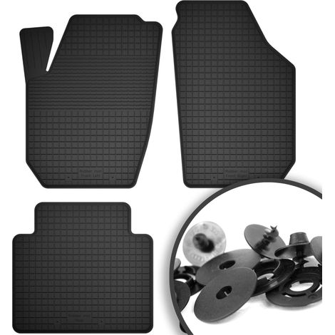 Gummimatten + Stopper für: Nissan Navara III D40 Pickup (2005-2011)