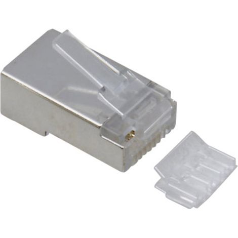 BKL Electronic  RJ45 Steckverbinder CAT 6A 143300 Stecker, gerade  Pole: 8P8C   1 St.