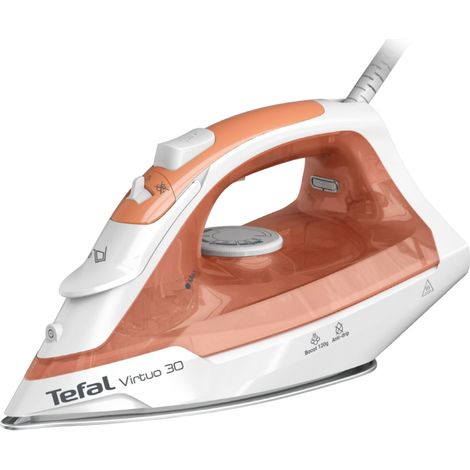Tefal FV2C40 Virtuo 30, pastellorange/weiß