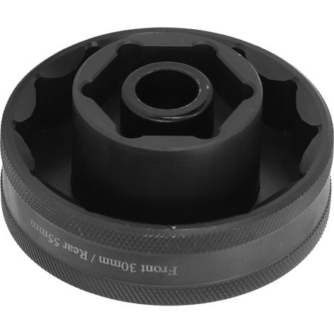 Ortviai Clé à douille pour écrou d’essieu moto – 55 mm + 30 mm en acier allié noir, compatible Ducati 1098/1198/1199/Multistrada/Diavel (1/5)