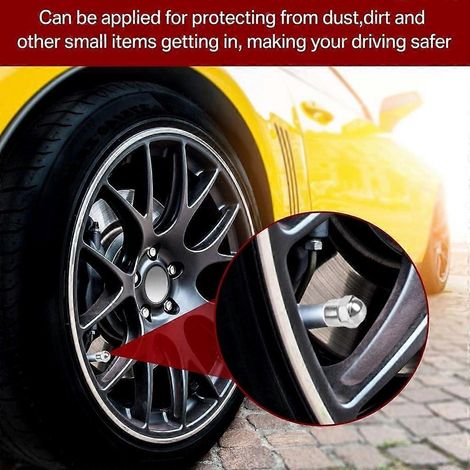 100 bouchons de valve étanches pour pneus de voiture - Accessoires pour pneus (1/4)