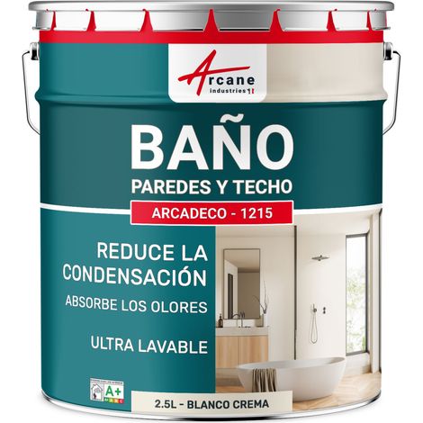 Pintura impermeable baño: para paredes y techos de baño - ARCADECO - 1215