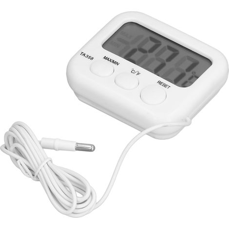 Thermomètre à eau avec affichage numérique LCD, outil de mesure de température pour aquarium