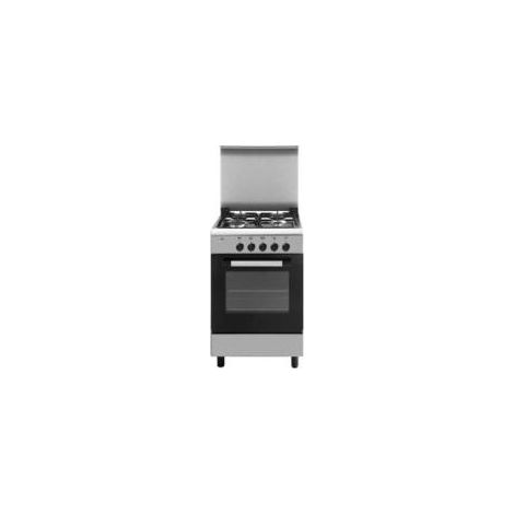 GLEMGAS Cucina 53X50 Inox Elettrico
