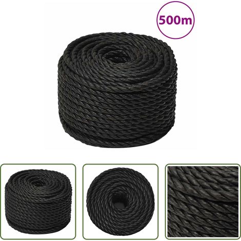 Seil - Arbeitsseil Schwarz 10 mm 500 m Polypropylen (1/5)