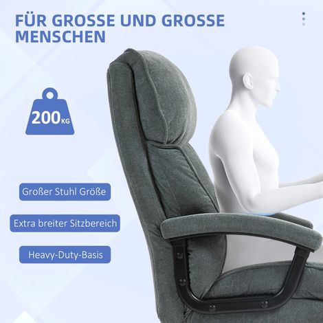 Fauteuil de travail surélevé robuste, charge max 200 kg, assise rembourrée confortable, dossier solide, teinte grise, usage professionnel (1/5)
