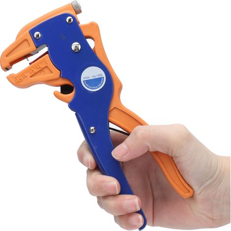 Pince à dénuder à bec de canard, utilisation simple et précise, prise en main confortable, sertisseuse manuelle pour câbles et fils (1/5)