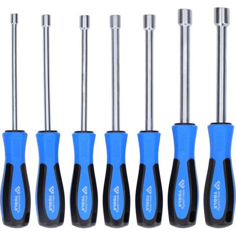 BRILLIANT TOOLS Stecknuss-Schraubendreher-Satz 7tlg. 5 - 12 mm - BT031070