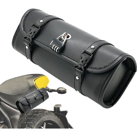 Motorrad-Satteltasche - Motorrad-Lenkertasche - Aufrollbare Satteltaschen mit (1/5)