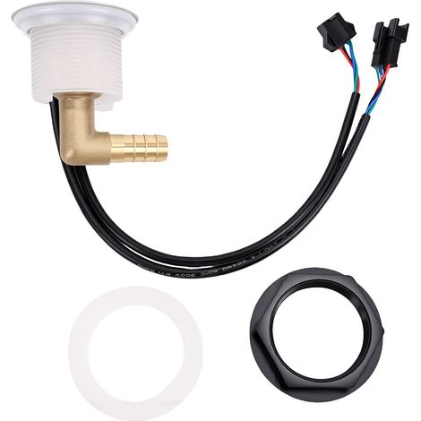 Lumière de SPA RGB 63mm, couverture en acier inoxydable, ambiance sous-marine multicolore changeante pour piscine de bébé (1/5)