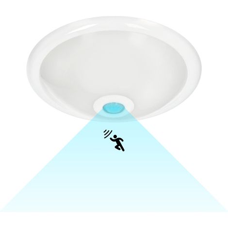 Lámpara de techo con pantalla blanquecina, redonda, 30 cm, 2xE27, 60W, blanca, Mario Eko-Light (1/5)