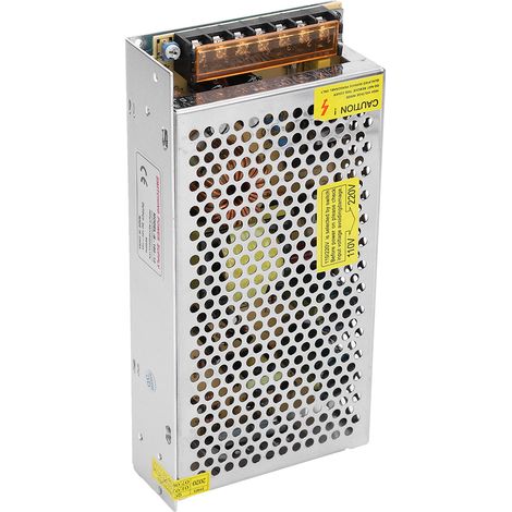 Alimentation Secteur 12V 180W pour Écran LED, Lampe, Imprimante 3D (S-180-12, 12V 15A, AC110/220V) (1/5)