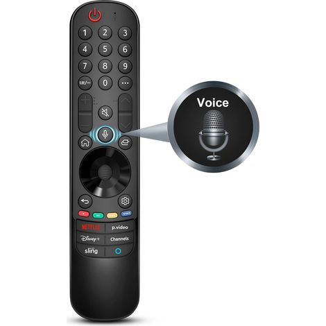 Geeignet als Ersatzfernbedienung für alle LG Smart-TVs der Baujahre 2019-2024, einschließlich Magic MR20/21/22/23/24GA mit Sprach- und Zeigefunktionen. (1/5)