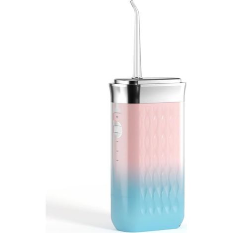 Jet Dentaire Hydropulsuer, Hydropulseur Oral Sans Fil Portable – Rechargeable avec 3 Embouts Jet, IPX7 Étanche pour Nettoyage Dentaire, Soins Orthodontiques et Élimination de la Plaque (1/5)