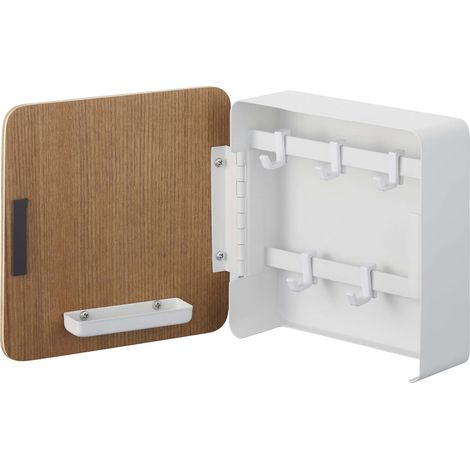 yamazaki Rin caja de llaves magnética blanca madera