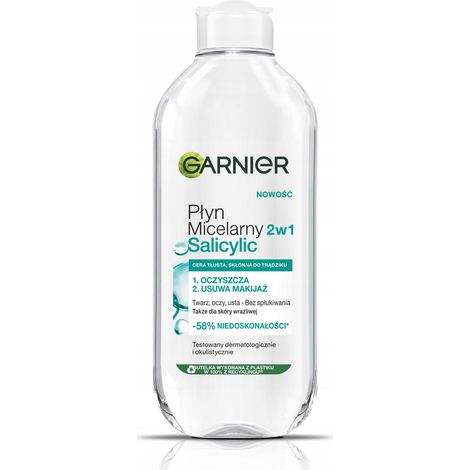 GARNIER Salicylsäure-Mizellenlösung mit Salicylsäure, 2 in 1, 400 ml