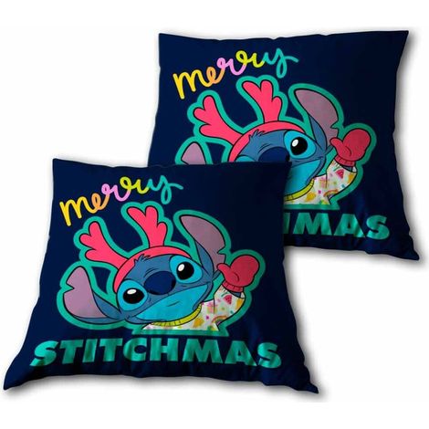 Cuscino Stitch materiale morbido peluche dimensioni 18 pollici