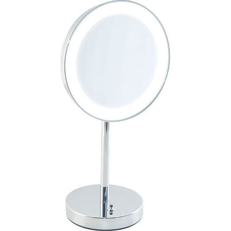 Specchio ingranditore da appoggio luce led batteria
