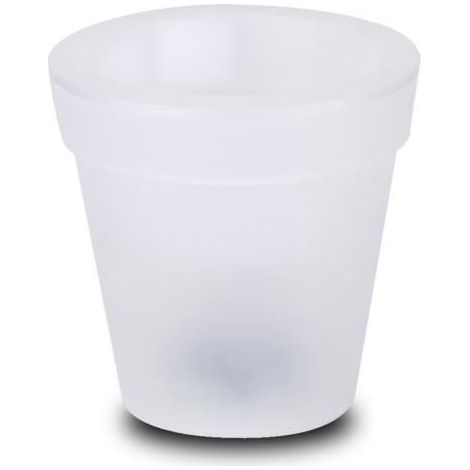 Cache pot solaire - JUANIO - 28 cm - 4 LED - Recharge solaire - Autonomie 6 h