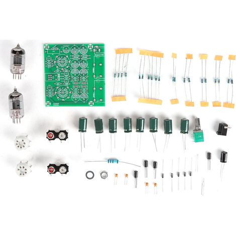 Kit DIY Préamplificateur à Tubes 6J1, Carte Stéréo Buffer pour Effets Audio (1/5)