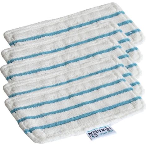 Lot de 5 chiffons en microfibre pour nettoyeur vapeur Black+Decker - Lavables et compatibles avec les nettoyeurs vapeur - Remplacent les références FSMP20-XJ (1/5)