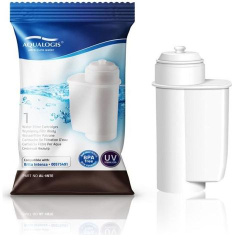 Filtre Espresso - Aqualogis AL-Inte - Compatible Machines Café Automatiques Bosch Siemens - Capacité 50 L - Durée de Vie 2 Mois - Remplacement (1/4)