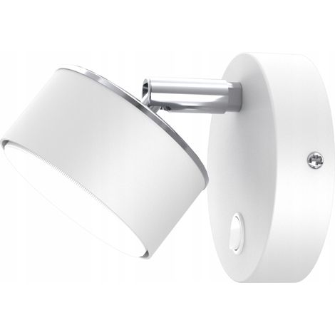 Aplique de pared, lámpara de techo, cromo blanco, móvil, LED GX53, lámpara pulida (1/4)