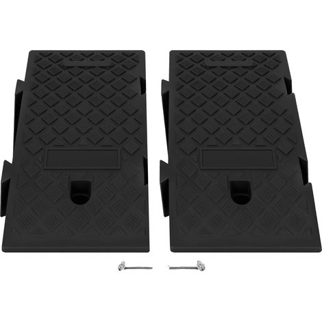 Auto Rampen, Rutschfestes Design, Tragbarer Fahrzeugzugang, schwarz (1/2)