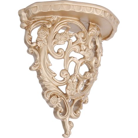 Étagère murale décorative de style européen ajouré, support de rangement suspendu (1/5)