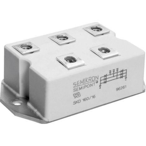 Semikron SKD160/16 Ponte raddrizzatore G37 1600 V 205 A Trifase (1/2)
