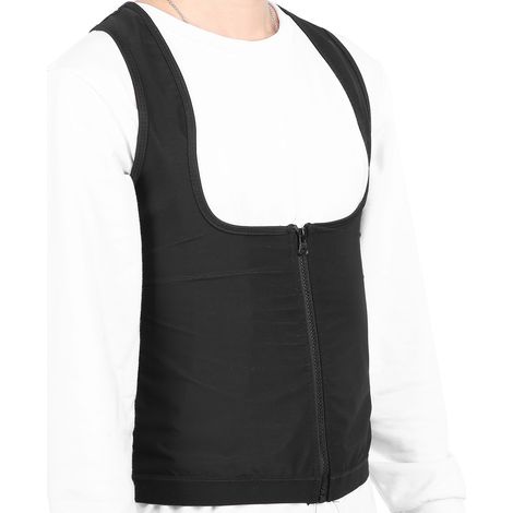 Thermische Saunajacke für Damen, atmungsaktives Sport-Tanktop mit Reißverschluss, Größe S/M für Workouts (1/4)