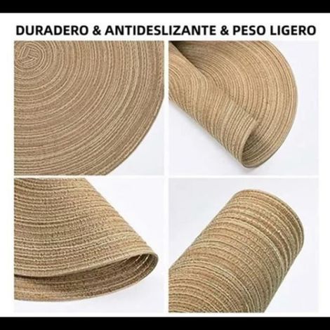 Sets De Table Ronds - 30 Cm - Antidérapant - Isolation Thermique - Lot De 6 (1/4)