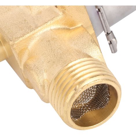 Pieza de mantenimiento para catéteres urinarios – Válvula solenoide de cobre de 6 V con válvula cerámica ajustable – Tipo C – Dimensiones 15 mm/20 mm (G1/2") – 100% nueva (1/5)