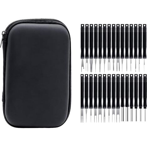 Outil de suppression des broches électriques, kit d'outils de suppression des terminaux,Kit d'éjection de borne pour outil de dépinage de 30 pièces/ensemble Outils de démontage (1/5)