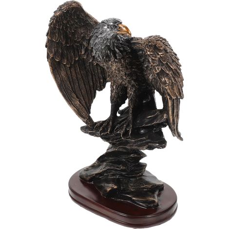 Décoration De Jardin Figurine Oiseau Résine Statue De Jardin Animal Ornement De Pelouse (1/5)
