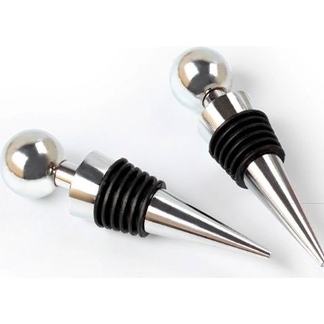 Lot de 2 bouchons à vin rouge - Bouchons réutilisables, bouchon à champagne-AquaForge (1/5)