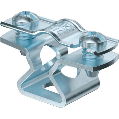 OBO Bettermann Collier d'écartement avec trou oblong 8-10mm acier galvanisé, 1362754