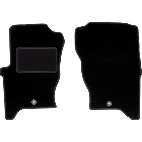 Alfombrillas delanteras para Land Rover Discovery III SUV (2004-2011) negras (1/5)